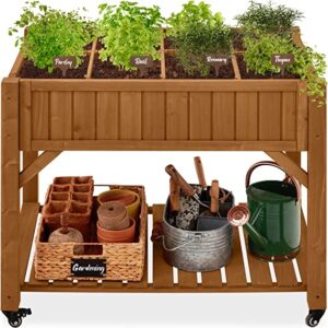 Best Choice Products Elevated Pocket Herb Garden Bed