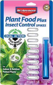 BioAdvanced Plant Food Insect Control Spikes