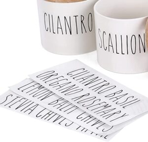 MaisoNovo Regrow Indoor Herb Garden Label Stickers Pack