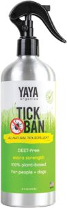 TICK BAN Yaya Organics All Natural Extra Strength Tick Repellent
